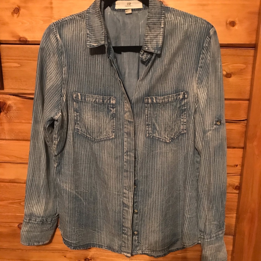 Light Denim Button Down Shirt